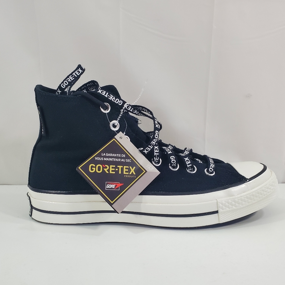 💦 Unworn Waterproof Converse Chuck 70 High Top Black Gore-Tex Shoes